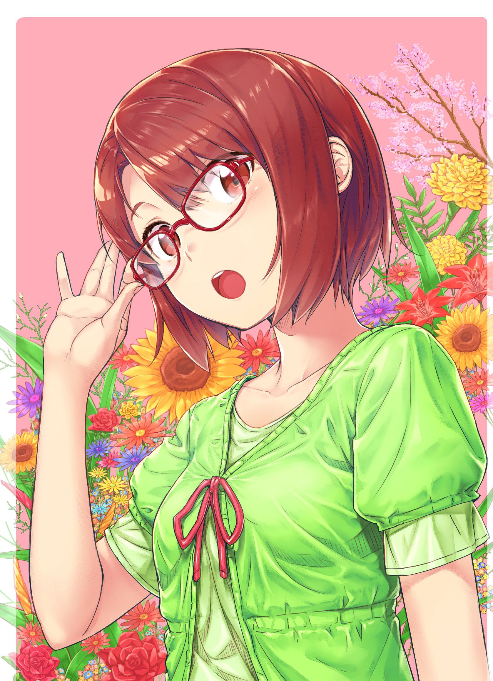 [2nd] secondary image of the pretty girl drawn with flowers Part 12 [non-erotic] 3