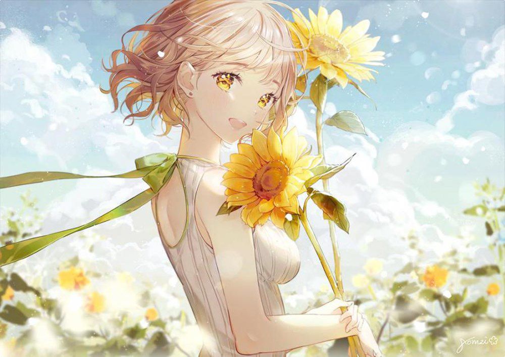 [2nd] secondary image of the pretty girl drawn with flowers Part 12 [non-erotic] 32