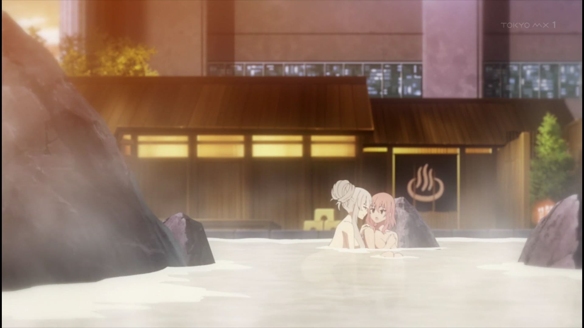 Anime [Nakanohuman Genome [In Real Life]] Erotic bathing scene where girls flirt naked in episode 2 11
