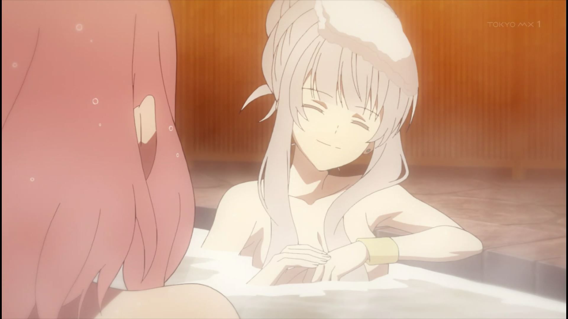 Anime [Nakanohuman Genome [In Real Life]] Erotic bathing scene where girls flirt naked in episode 2 19
