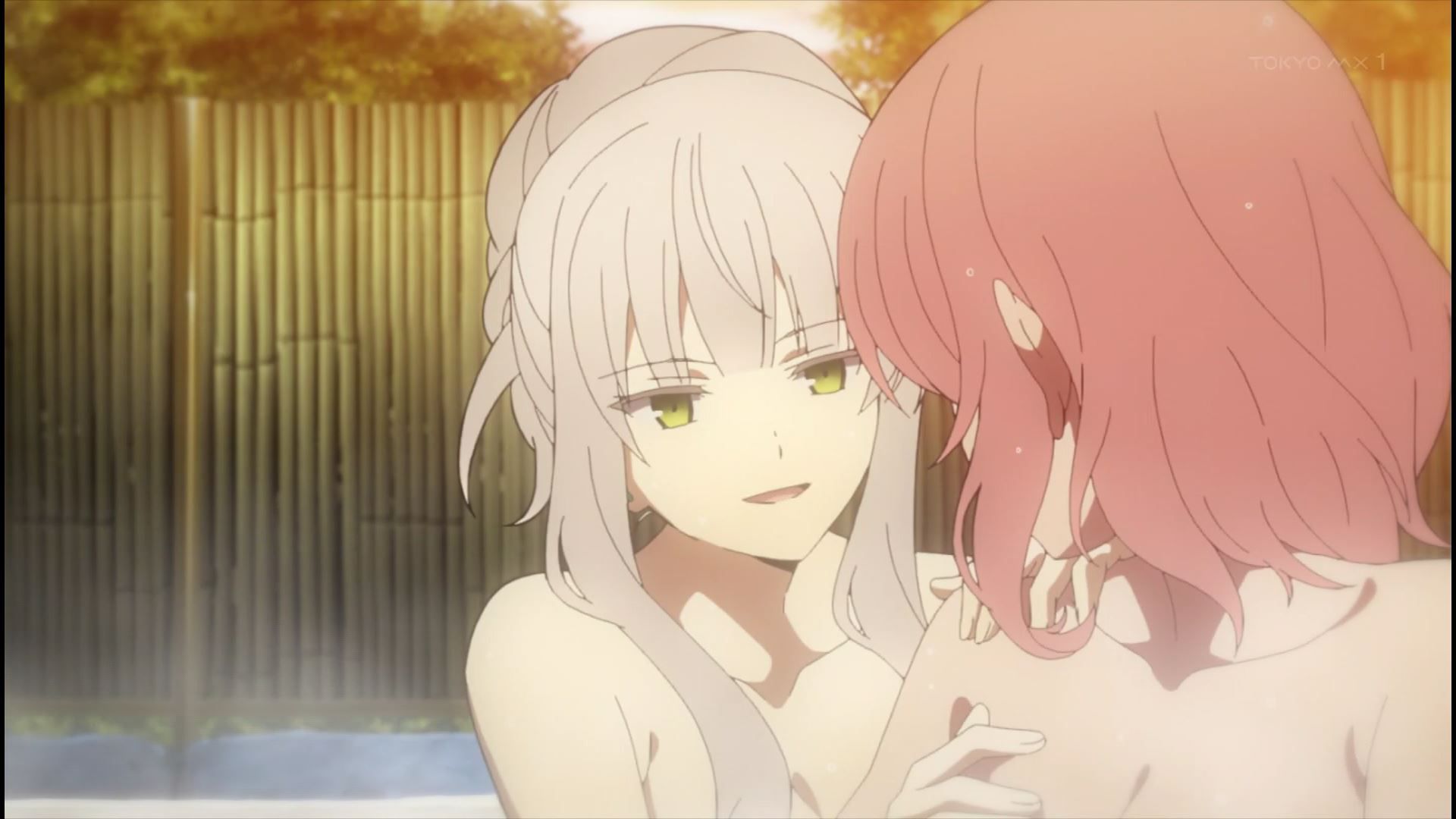 Anime [Nakanohuman Genome [In Real Life]] Erotic bathing scene where girls flirt naked in episode 2 8