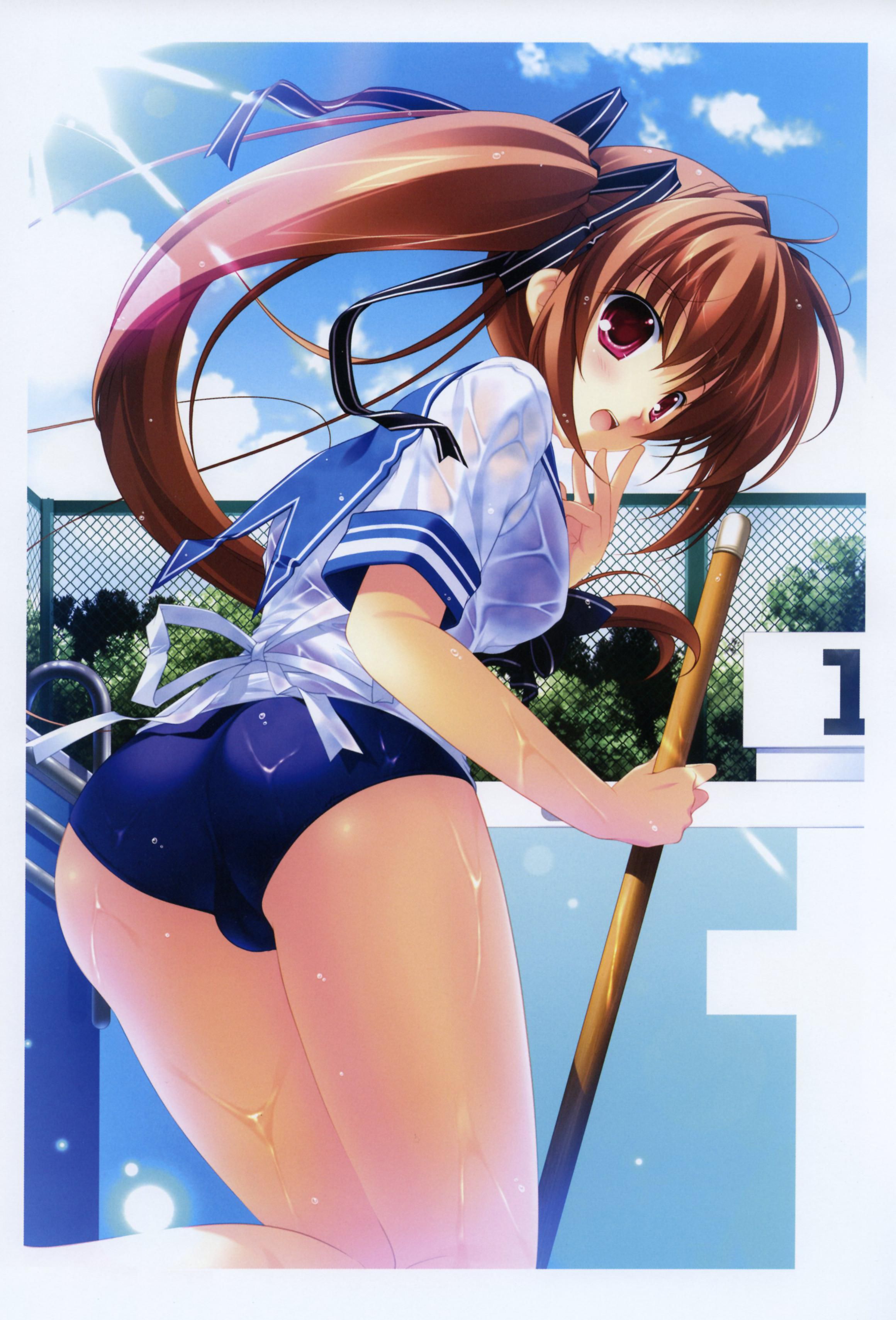 Erotica image summary of the attractive two-dimensional uniform beautiful girl. vol.14 44