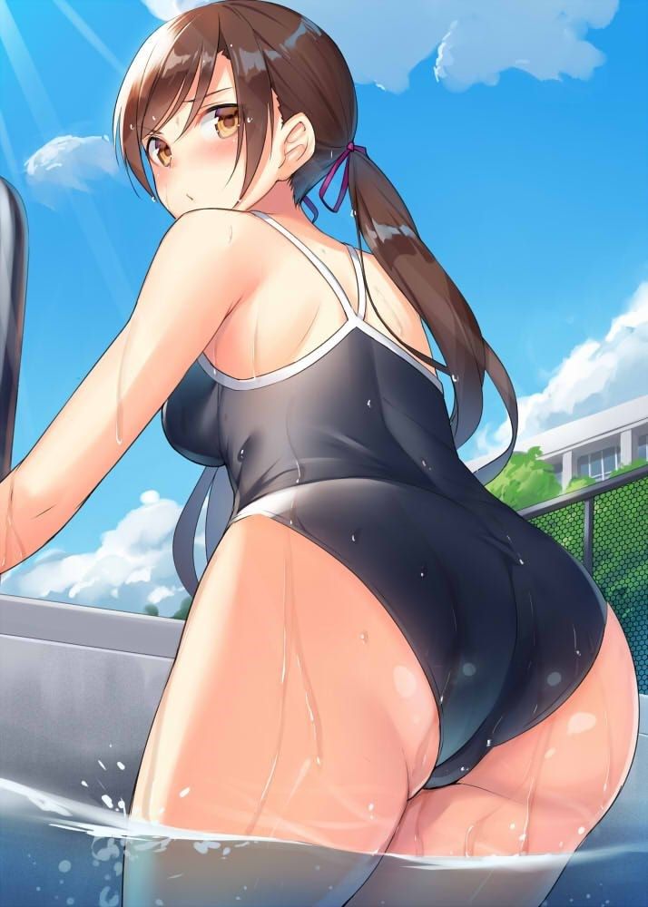 [2nd] Secondary erotic image of a pretty girl wearing a school swimsuit Part 34 [Sukui] 34