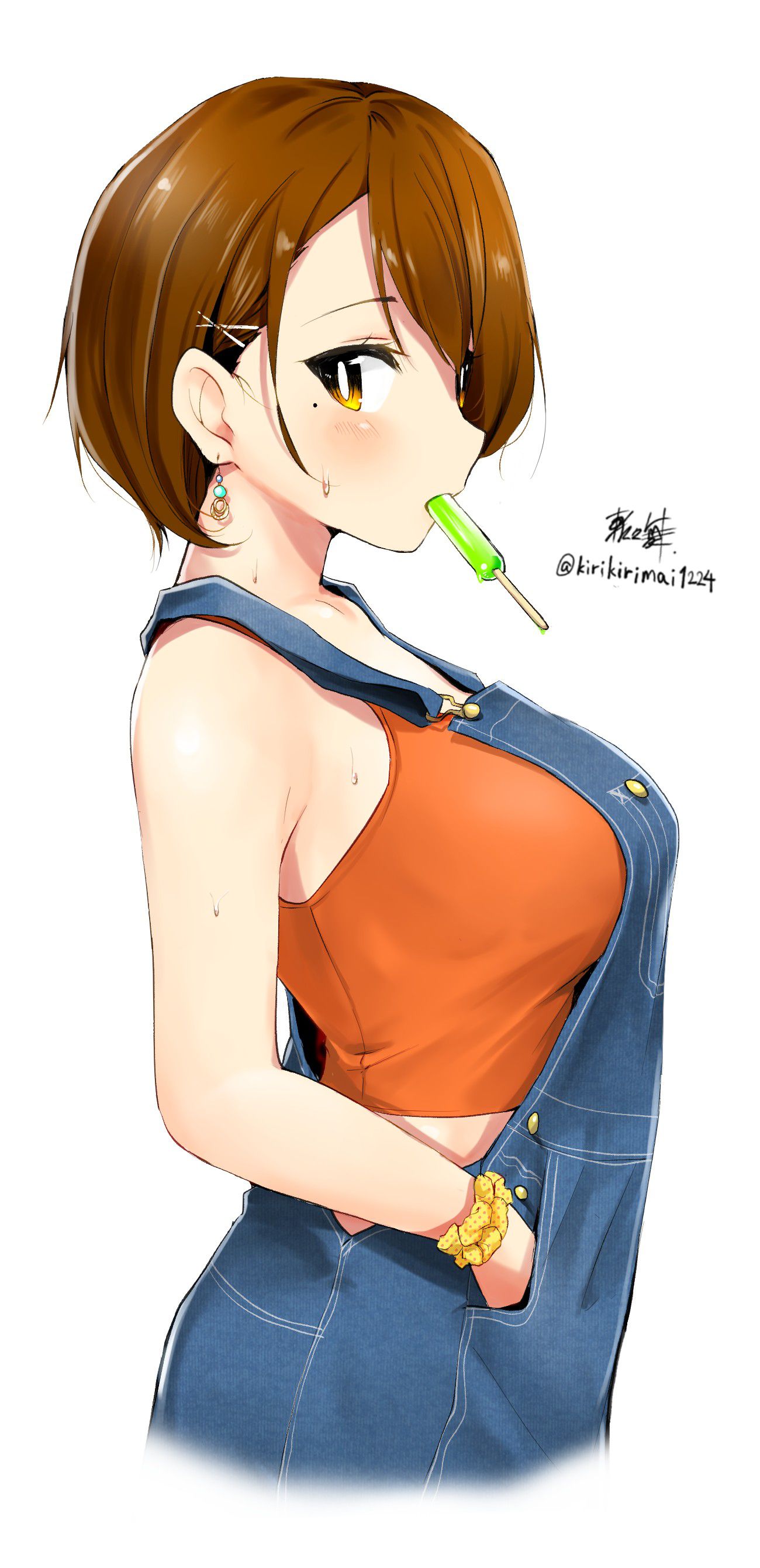 [2nd] Secondary erotic image of the girl who feels the color with a mole on the eyes and mouth Part 22 [Mole] 13