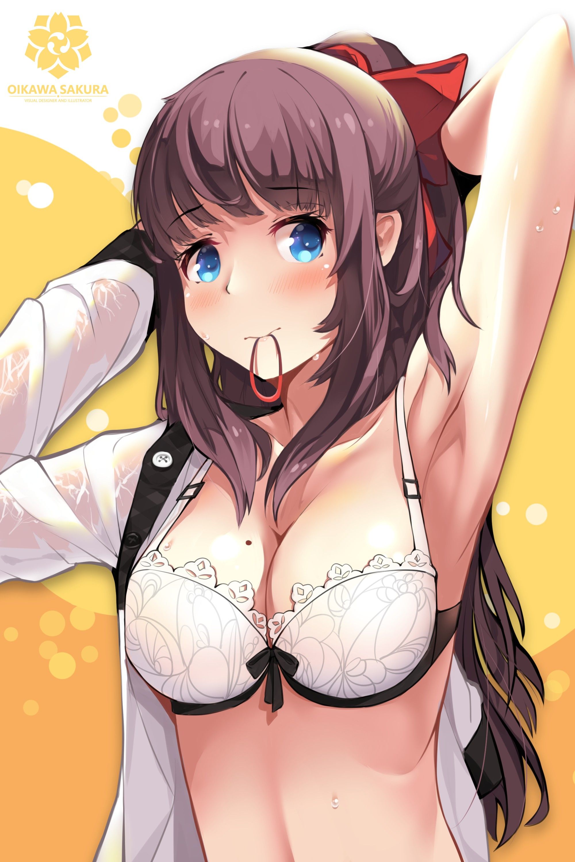 [2nd] Secondary erotic image of the girl who feels the color with a mole on the eyes and mouth Part 22 [Mole] 6