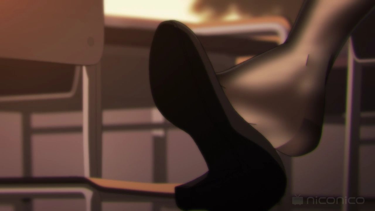 Anime [Looking Tights] After School Erotic Tights Foot Etch Scene Of The Woman Teacher In Episode 7! 14