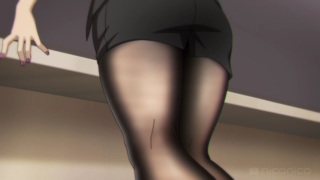 Anime [Looking Tights] After School Erotic Tights Foot Etch Scene Of The Woman Teacher In Episode 7! 8
