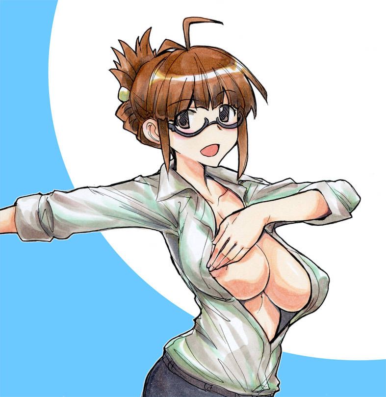 Naughty sex image that comes out of Ritsuko Akizuki! [Idol Master] 15