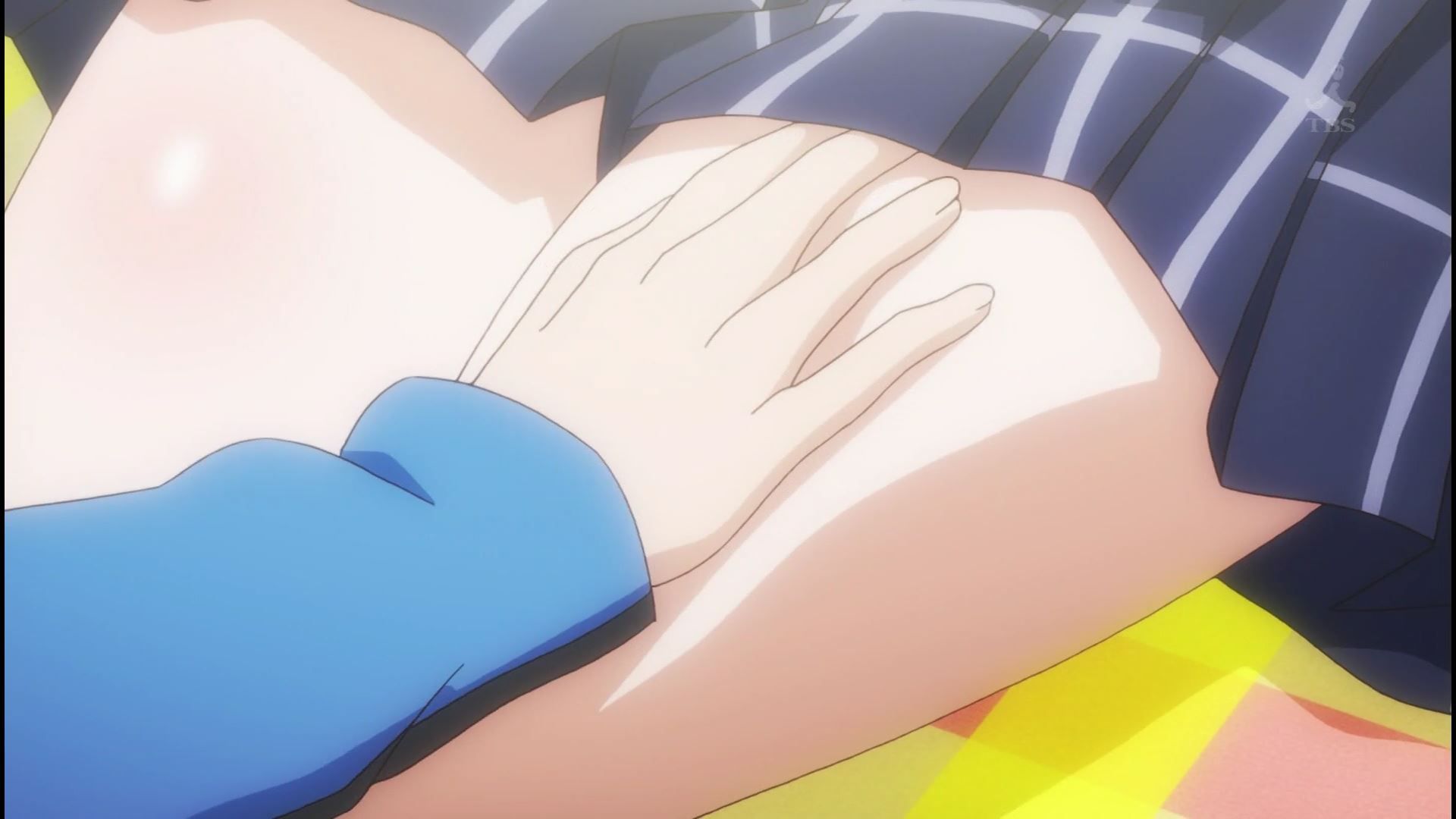 Anime [Lewd blue-chan can not study] almost rape comes to attack the man in Estrus in the episode 8! 10