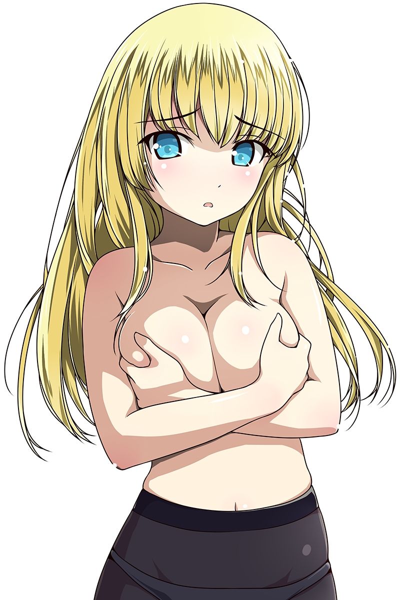 [Second] the secondary erotic image of the girl who has to hide the breasts by hand 20 [hand bra] 30