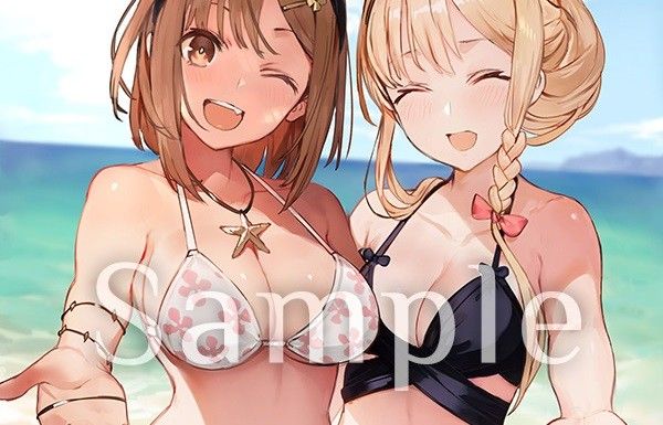 [Atelier Liza] erotic illustrations such as erotic breasts swimsuit and erotic underwear of girls in store benefits 1