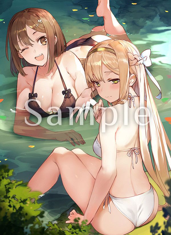 [Atelier Liza] erotic illustrations such as erotic breasts swimsuit and erotic underwear of girls in store benefits 8