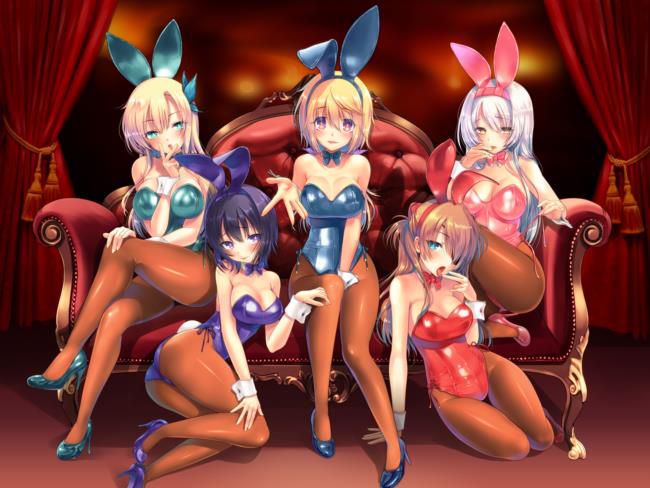 In the secondary erotic picture of the bunny girl! 19