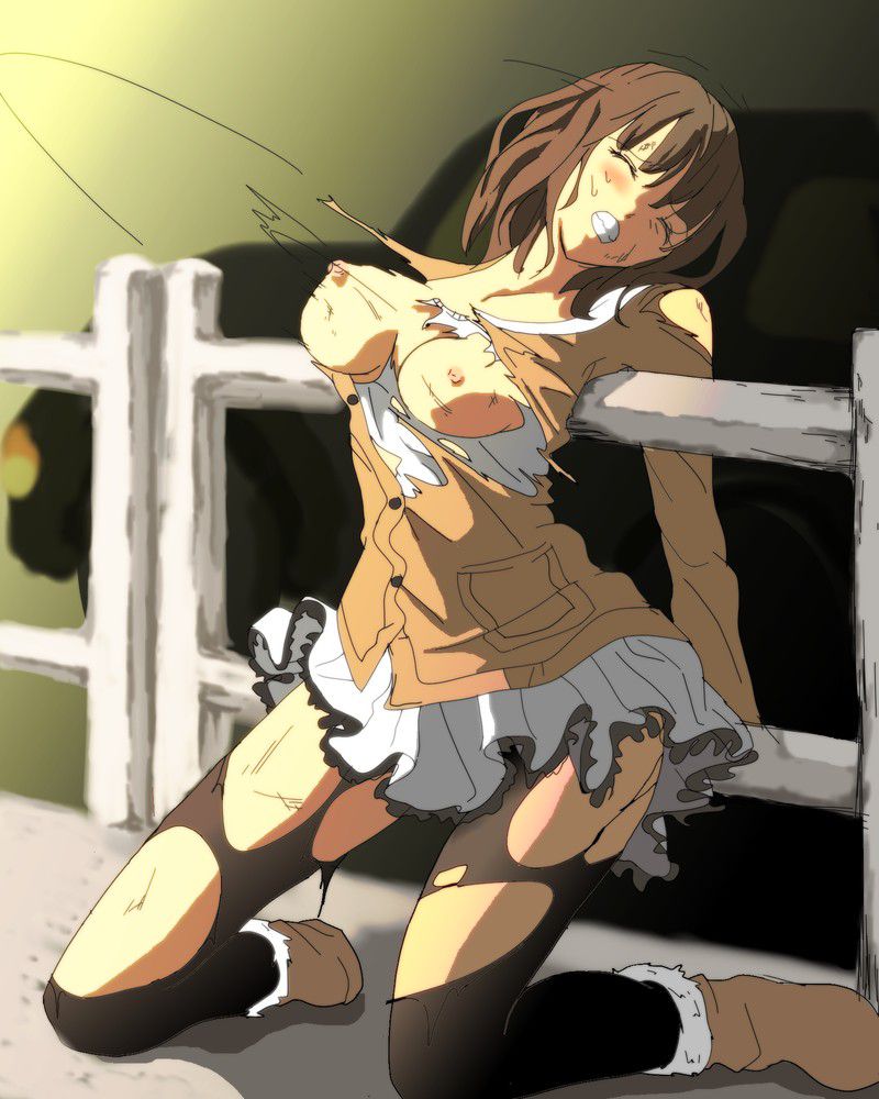 I'm going to break down to the clothes Bilbibiri caught the girl I'm going to kill ^ ^ v image is a shikoti wwwww part11 [Torture Verge secondary image ^ ^] 4