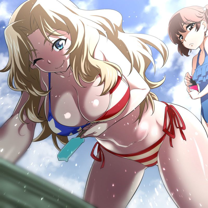 [Girls und Panzer] Kay's foreign bomb body is Shikoo! Erotic Pictures 18