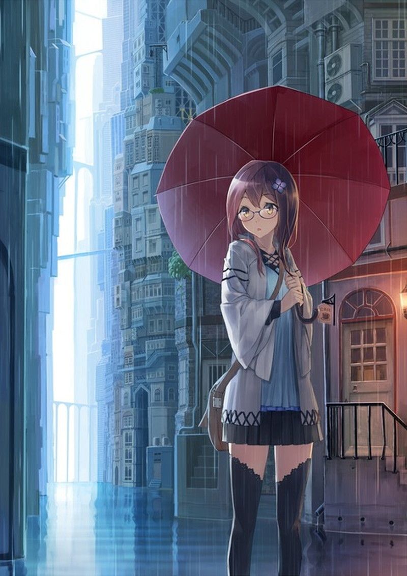 [Moe] daily landscape and secondary image of glasses daughter 25