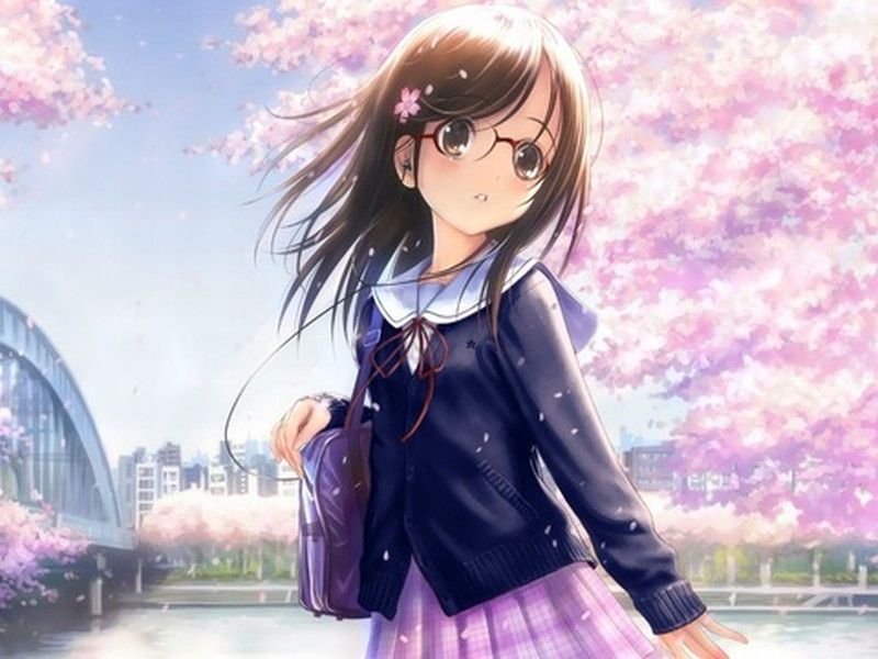 [Moe] daily landscape and secondary image of glasses daughter 34