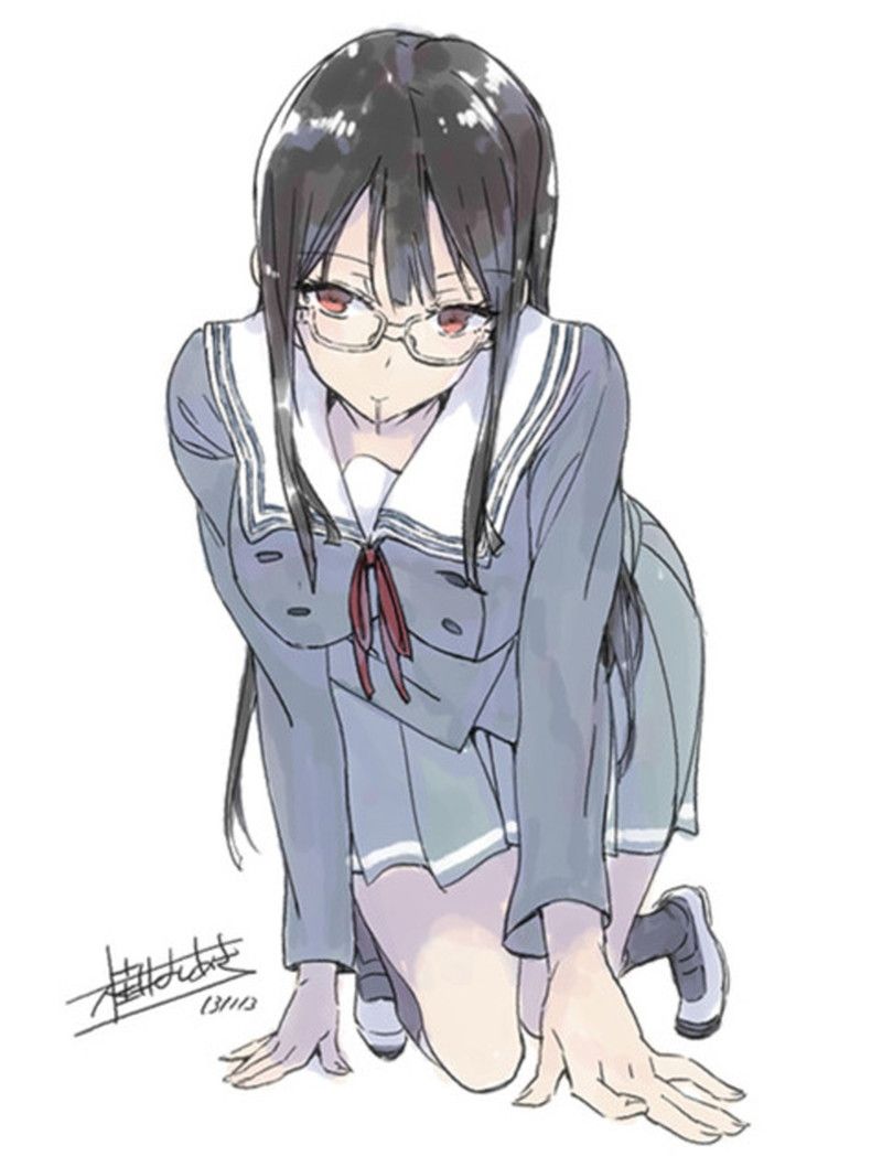 [Moe] daily landscape and secondary image of glasses daughter 35