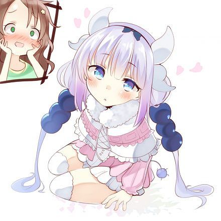 Ms. Kobayashi's dragon Maid Kanna kamuy and Riko Saikawa's JS lolita erotic images are irresistible! 2