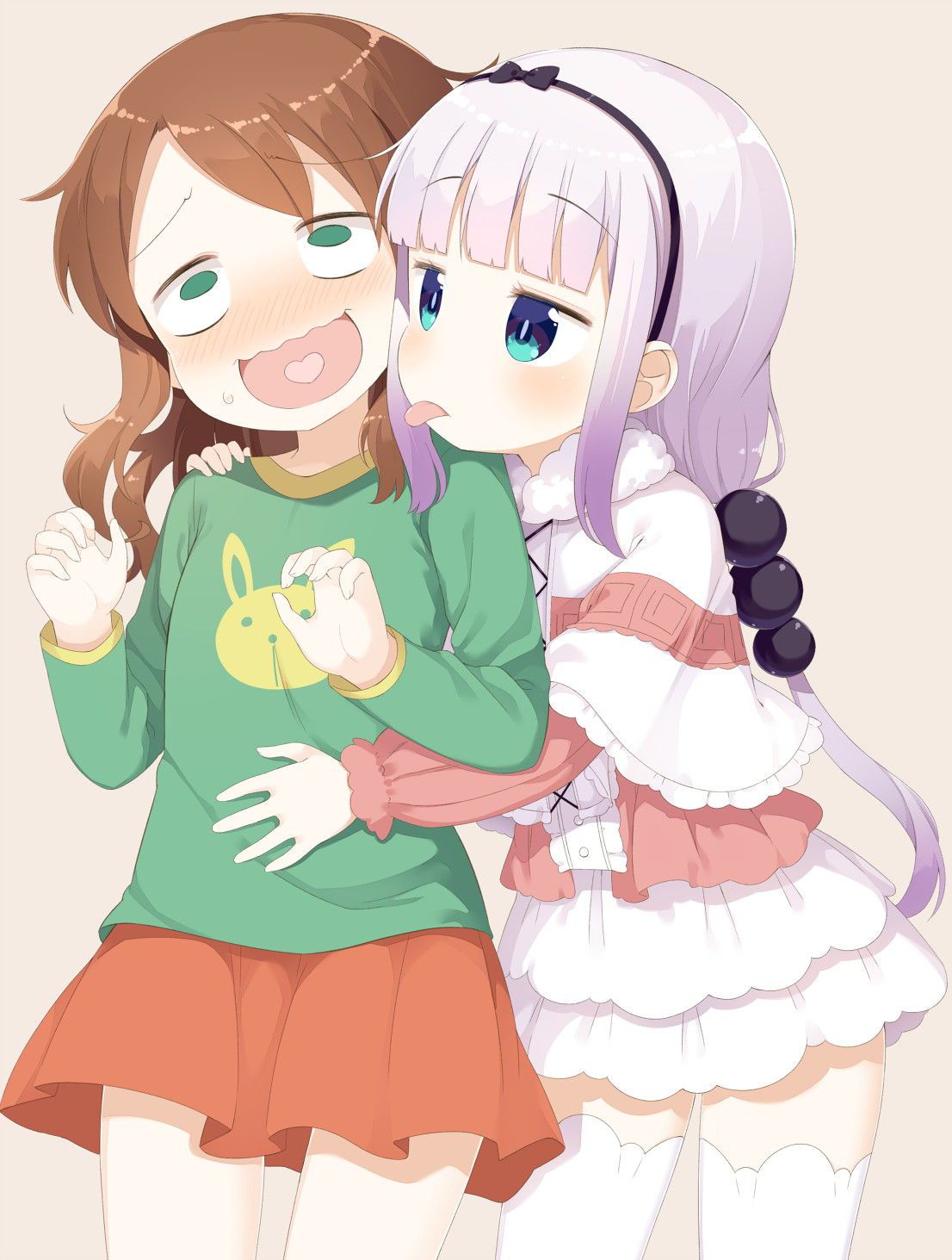 Ms. Kobayashi's dragon Maid Kanna kamuy and Riko Saikawa's JS lolita erotic images are irresistible! 7