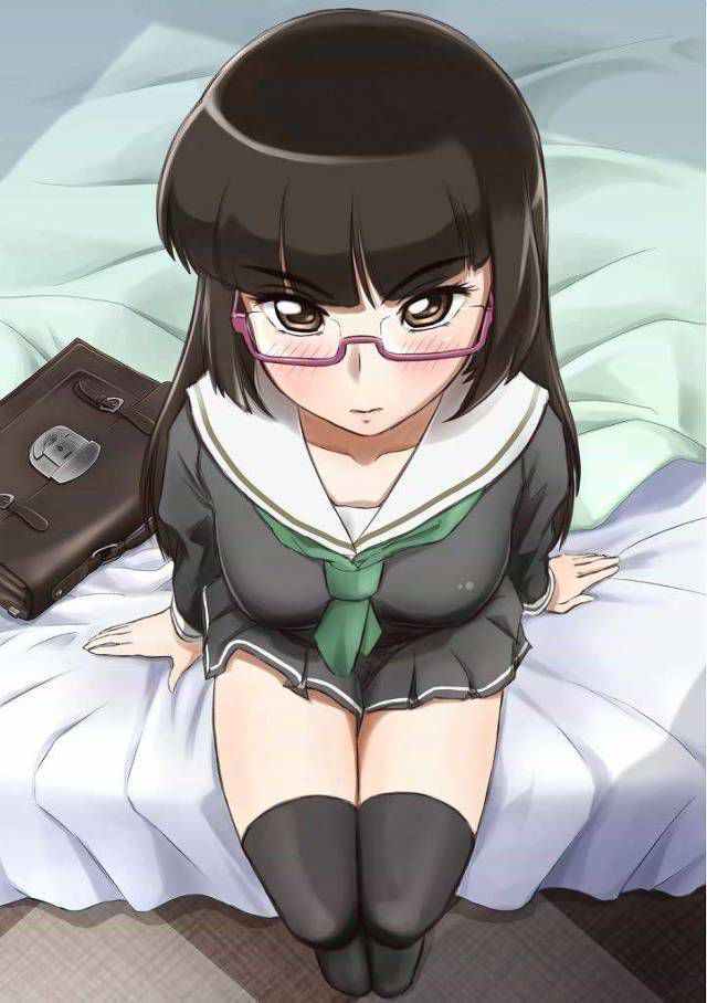 [Glasses daughter] beautiful girl wearing glasses that will heal the tiredness of the week, Moe image of glasses child! 31