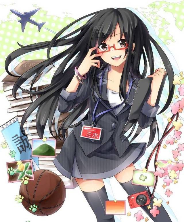 [Glasses daughter] beautiful girl wearing glasses that will heal the tiredness of the week, Moe image of glasses child! 44