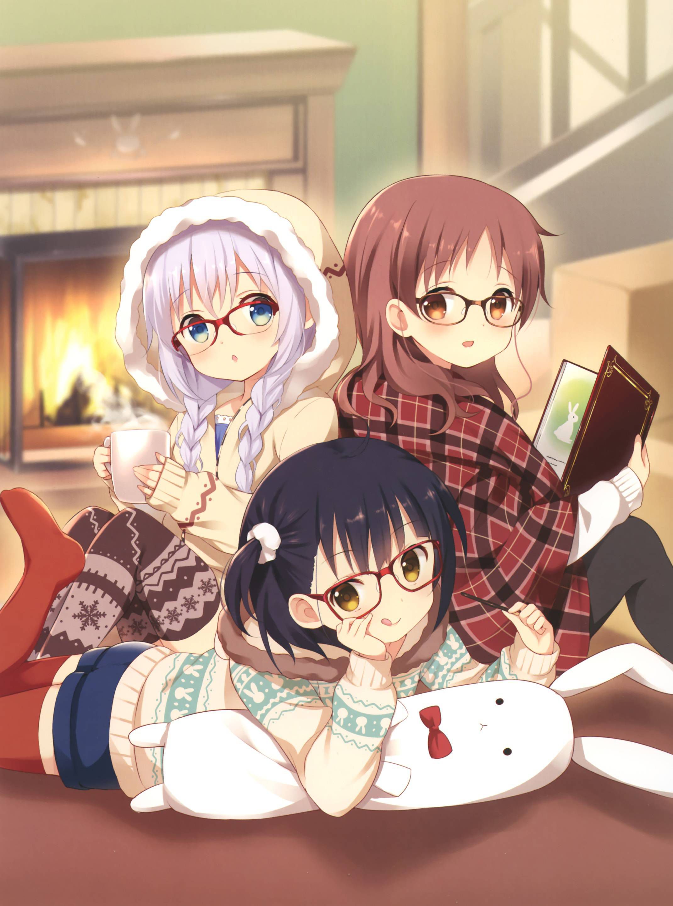 [Glasses daughter] beautiful girl wearing glasses that will heal the tiredness of the week, Moe image of glasses child! 49