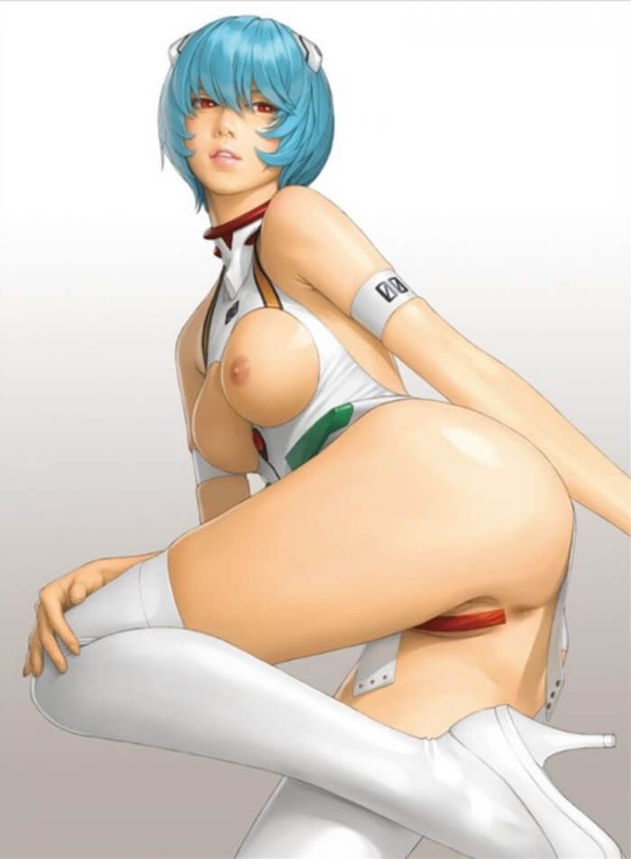 【Neon Genesis Evangelion】Summary of cute erotica images that slip through with Rei Ayanami's echi 18