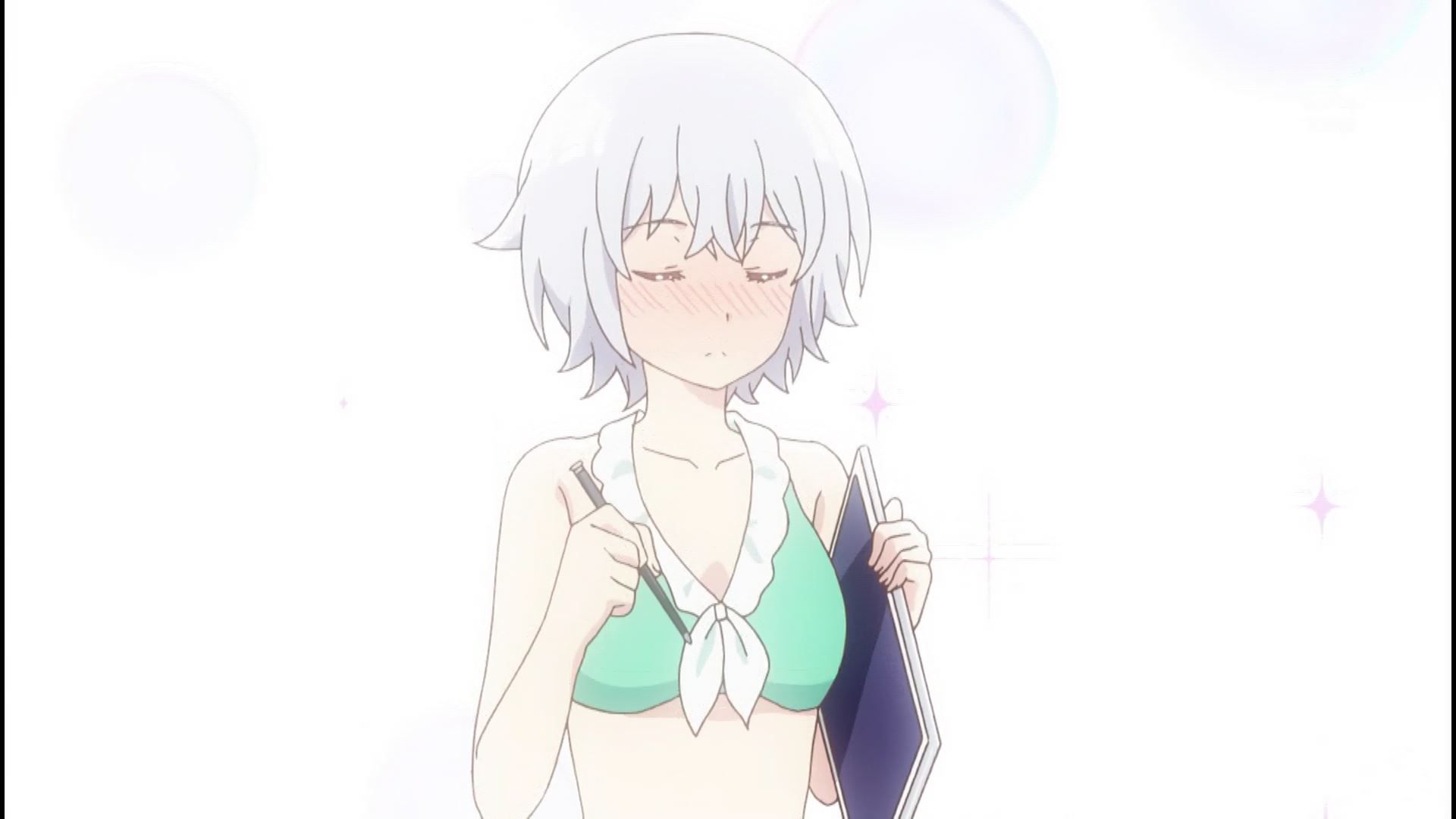 Anime [Kawanagi girl] 8 erotic swimsuit scene of erotic breasts of girls in the story! 14
