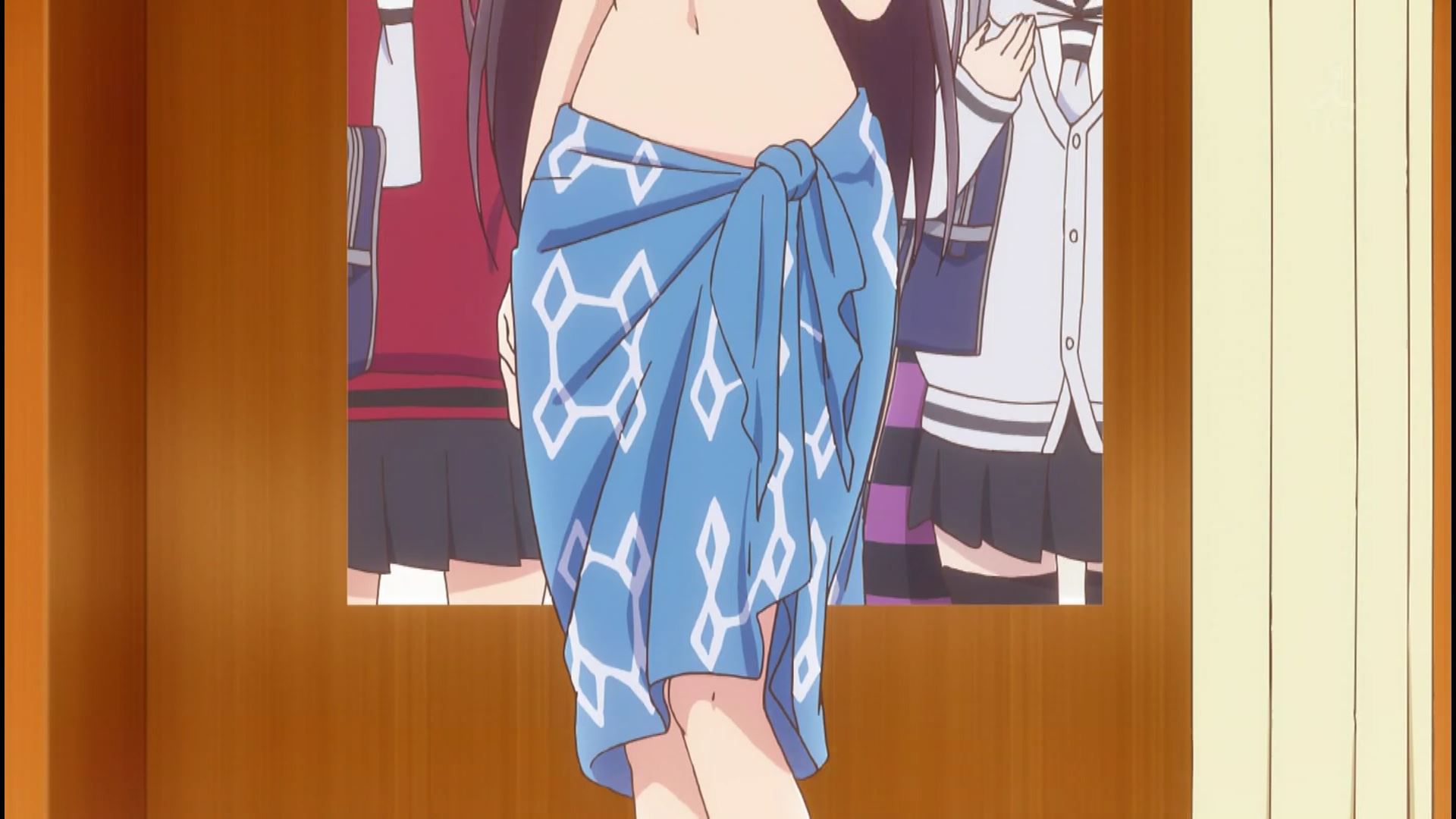Anime [Kawanagi girl] 8 erotic swimsuit scene of erotic breasts of girls in the story! 8