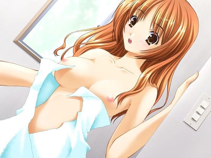 [After the bath] I'm lucky lewd bath towel erotic image from the bath towel figure to the hot water! 10