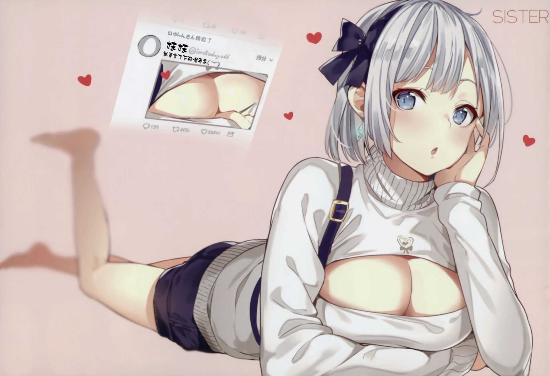Secondary erotic images of beautiful silver-haired girls: part 32 [silver hair] 17