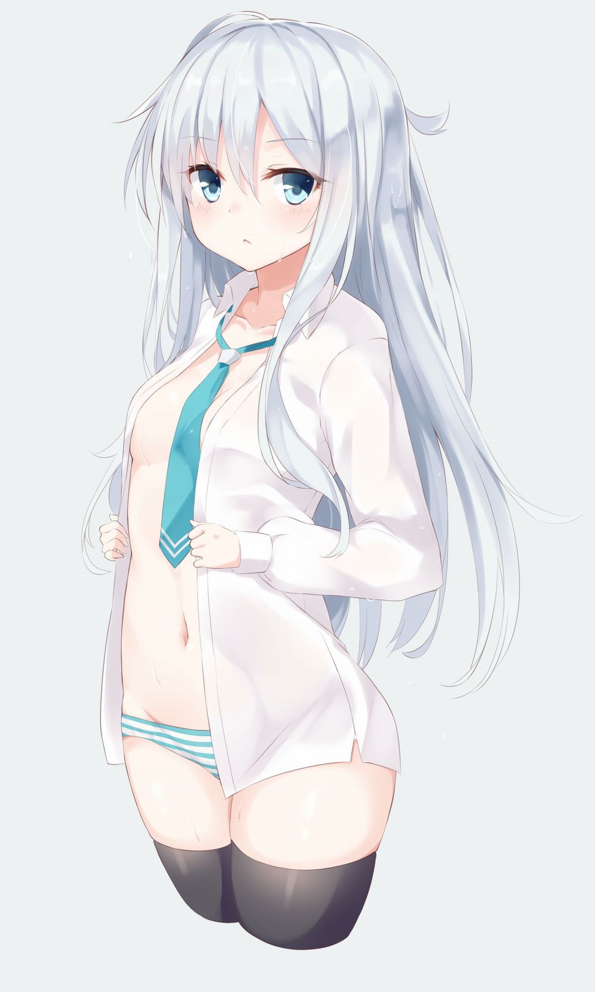 Secondary erotic images of beautiful silver-haired girls: part 32 [silver hair] 18