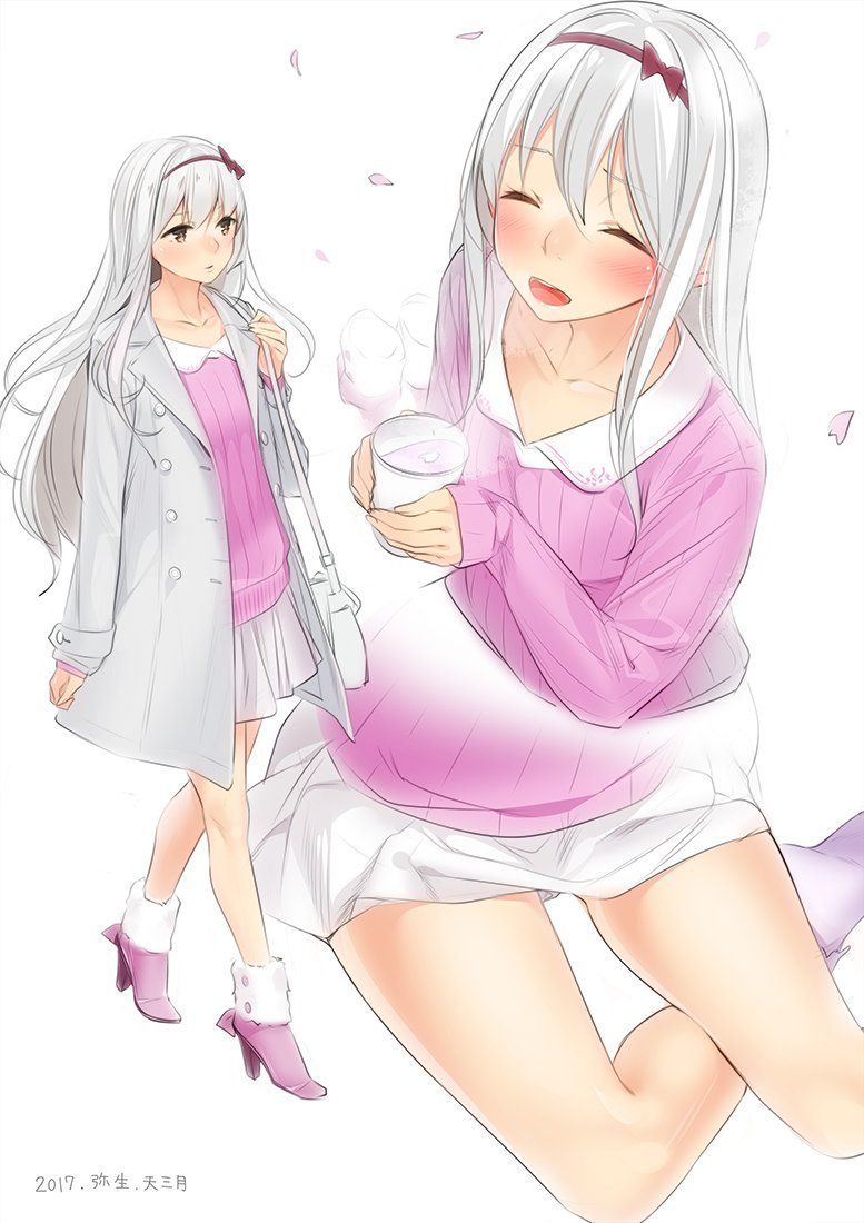 Secondary erotic images of beautiful silver-haired girls: part 32 [silver hair] 32