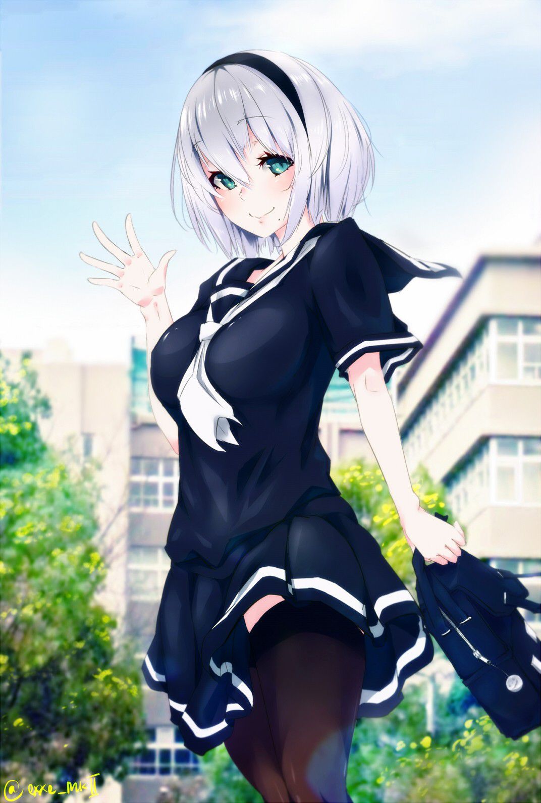 Secondary erotic images of beautiful silver-haired girls: part 32 [silver hair] 7