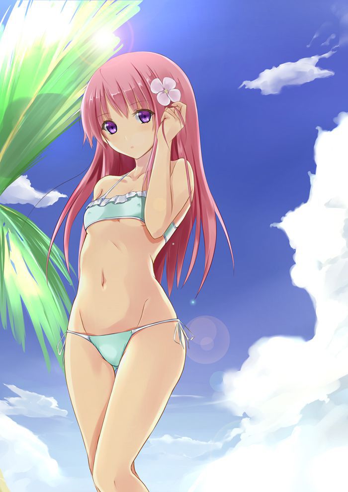 [Micro bikini] Enjoy a slight bulge of loli girl cool in micro bikini because it became warm 17