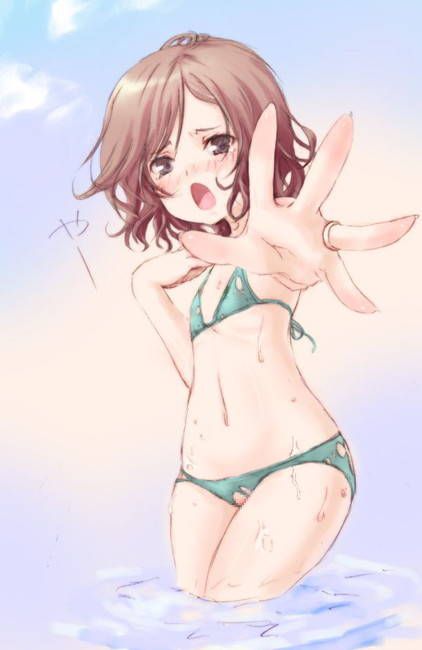 [Micro bikini] Enjoy a slight bulge of loli girl cool in micro bikini because it became warm 4