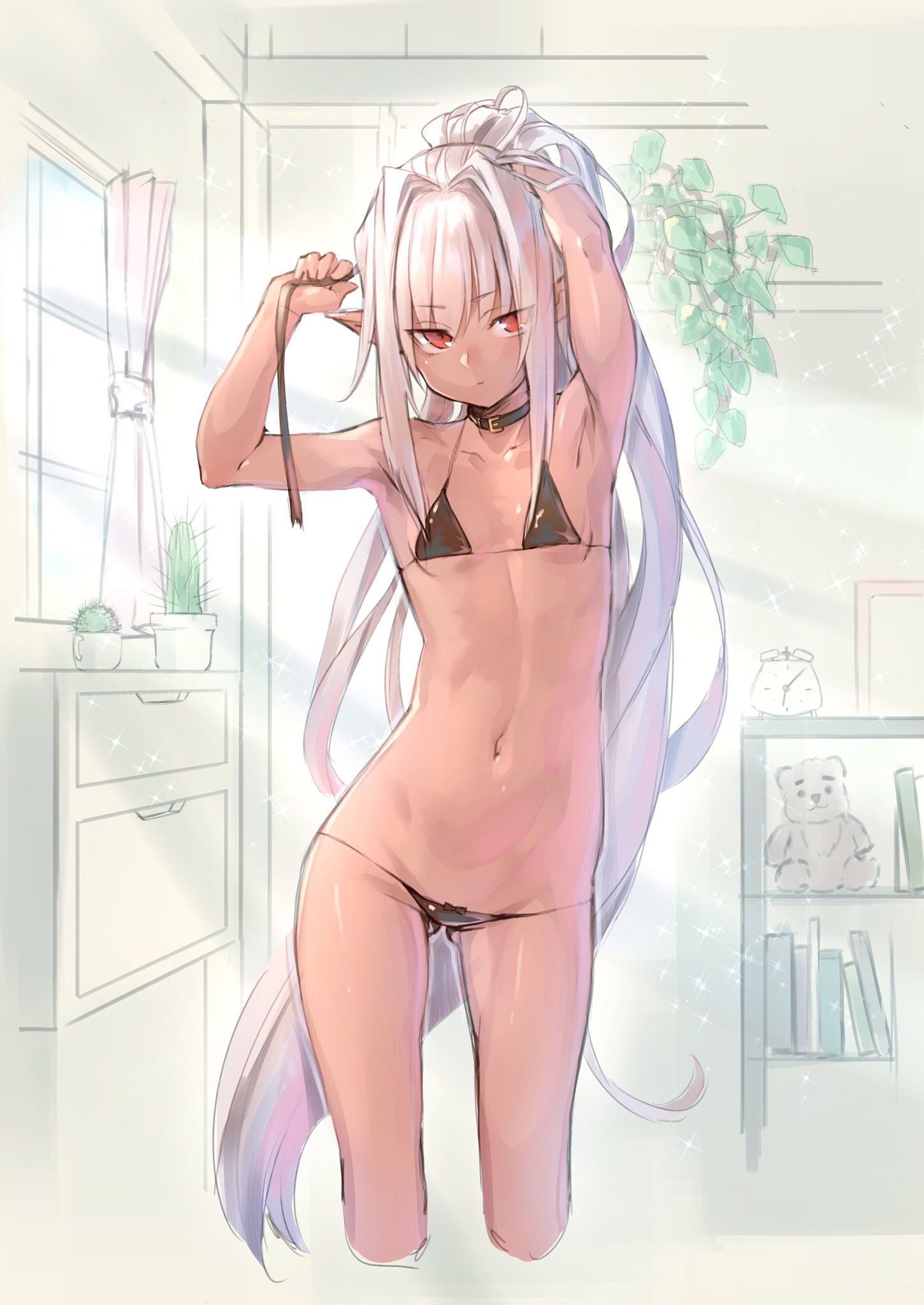 Secondary image of a silver-haired girl that 4 50 photos [Ero/non-erotic] 43