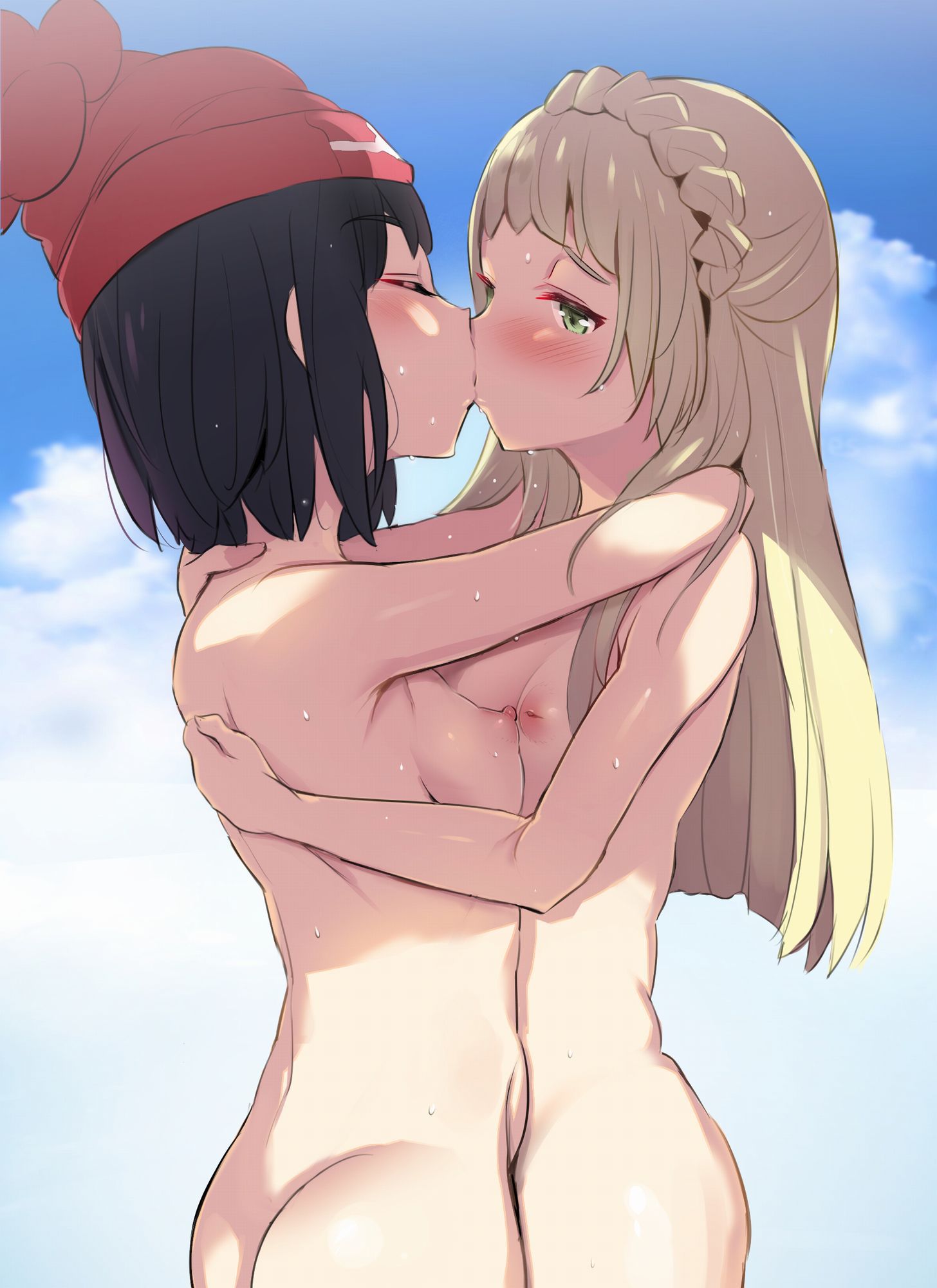 Lori Lesbian Secondary erotic image of Lori girls who kiss like entering the world of only two girls each other [kissing]! 33