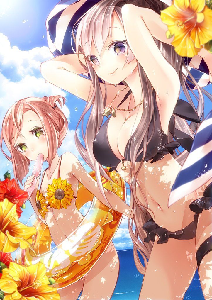 The cold is blown! I tried to put together an image of the swimsuit of all the secondary daughters too dazzling!! 14