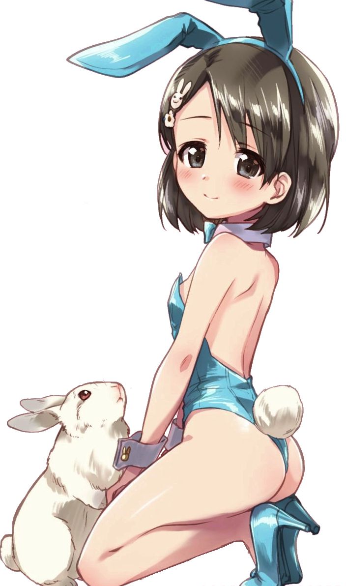【Lori Bunny-chan】 Secondary erotic image that makes you want to see the moon with Usagi chan in the rabbit ear bunny girl of the secondary loli girl 36