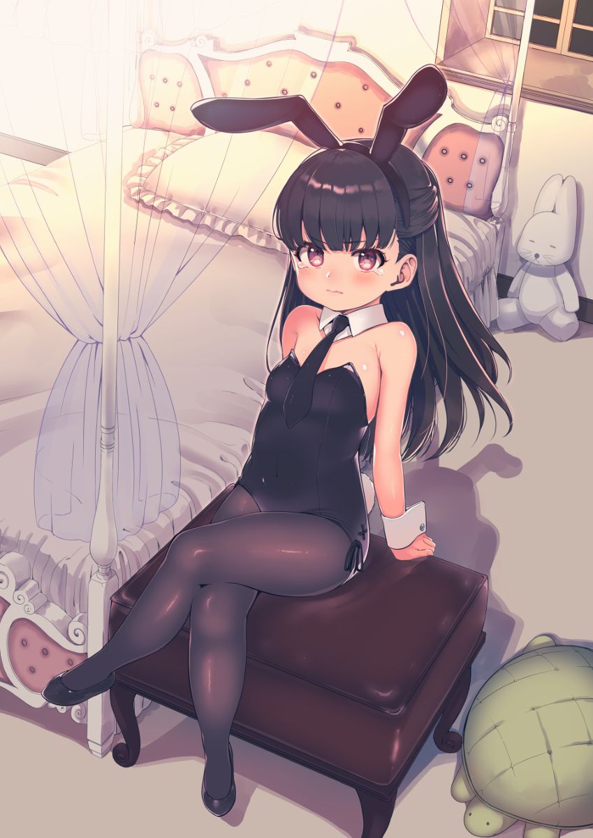 【Lori Bunny-chan】 Secondary erotic image that makes you want to see the moon with Usagi chan in the rabbit ear bunny girl of the secondary loli girl 39