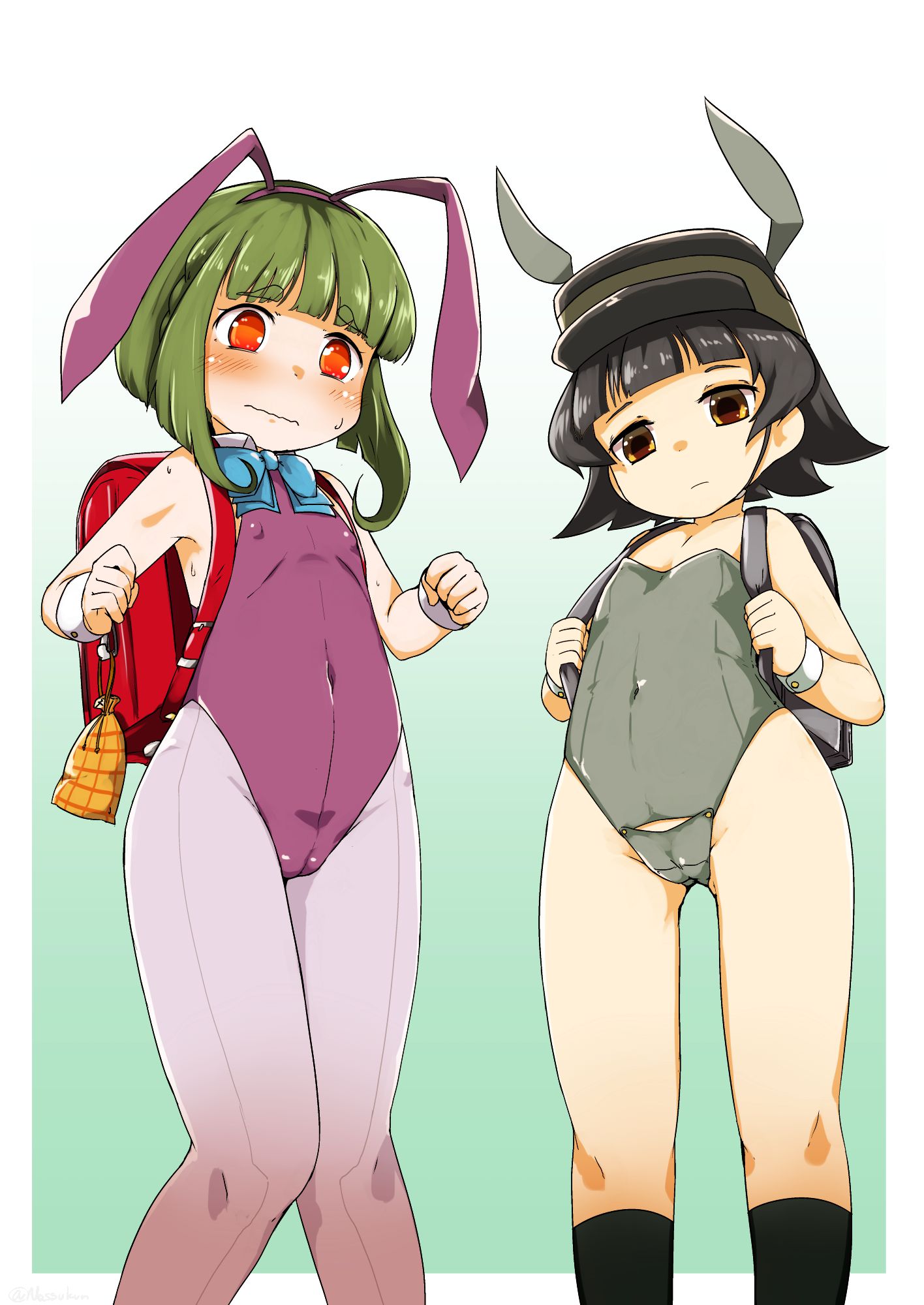 【Lori Bunny-chan】 Secondary erotic image that makes you want to see the moon with Usagi chan in the rabbit ear bunny girl of the secondary loli girl 46