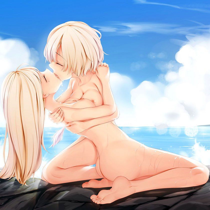 Secondary image of lesbian kiss in etch of beautiful girl each other [121 sheets Geki] 1
