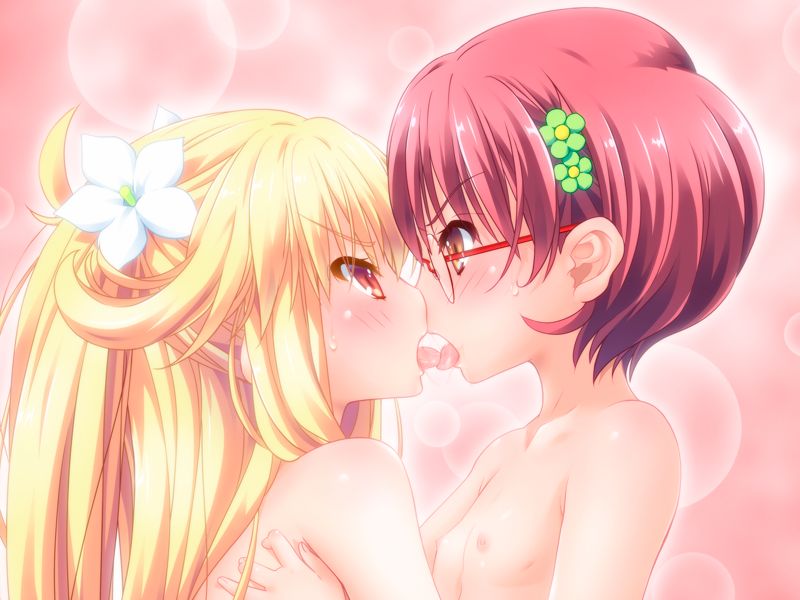 Secondary image of lesbian kiss in etch of beautiful girl each other [121 sheets Geki] 9