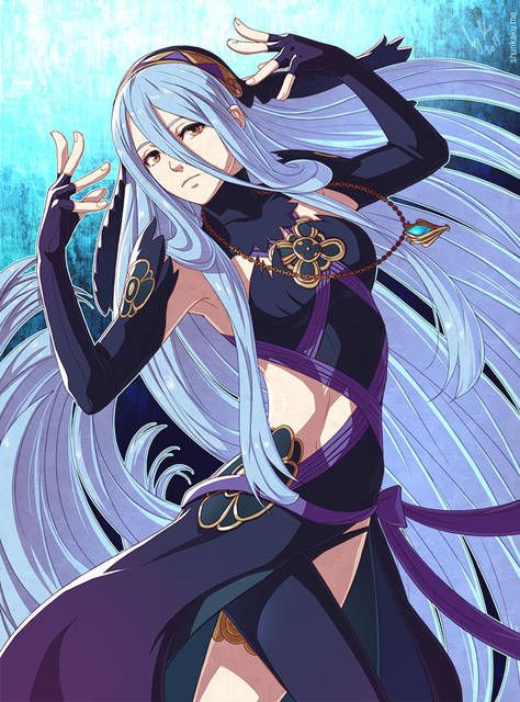 Game: "Fire Emblem if" Aqua-chan's intensely eh Niji image summary 25