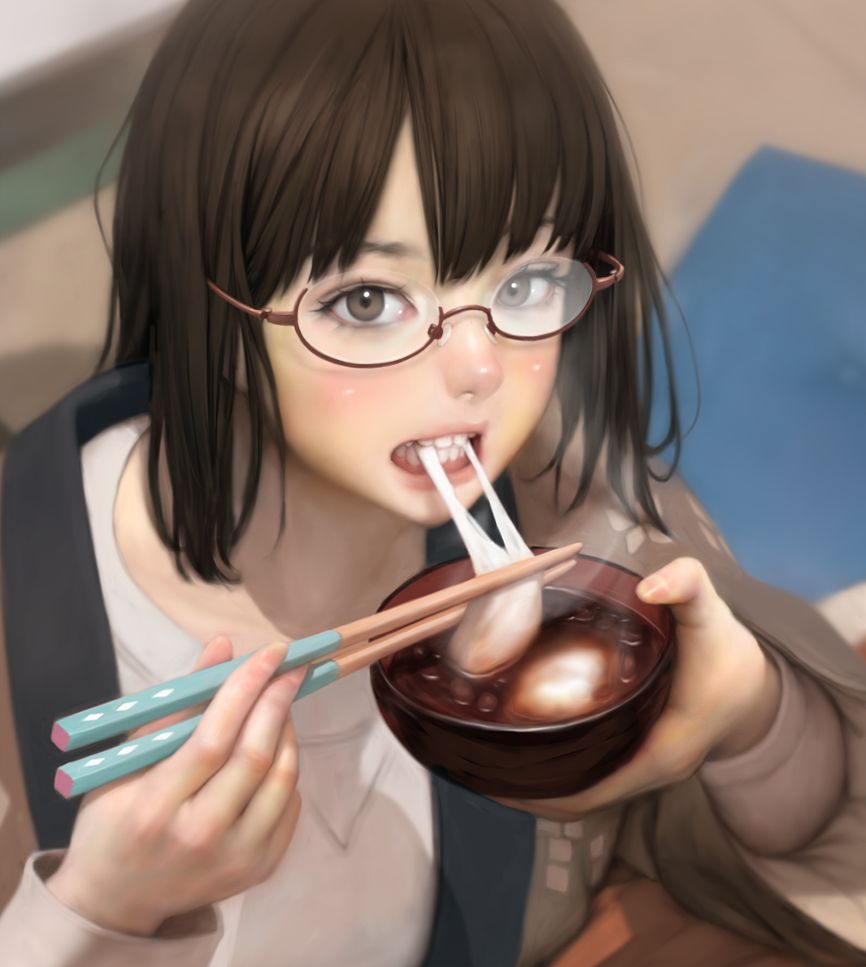 Small erotic: Cute girl in glasses a place to be healed by a secondary 3