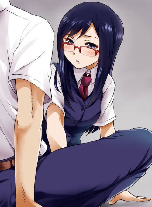 Small erotic: Cute girl in glasses a place to be healed by a secondary 7