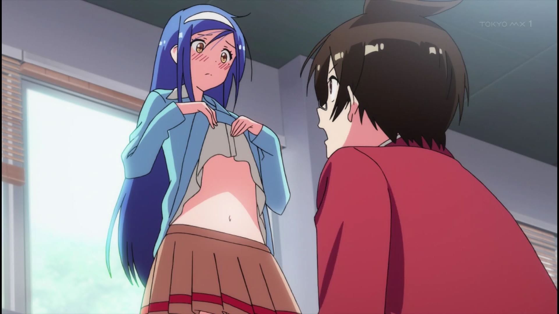 Anime [We can not study] 4 in the story erotic scene such as touching the belly and erotic 12