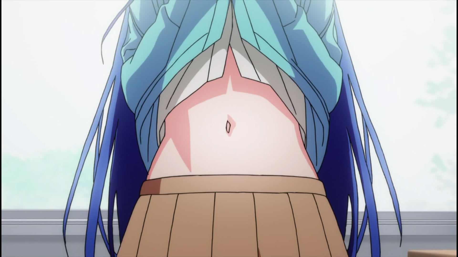Anime [We can not study] 4 in the story erotic scene such as touching the belly and erotic 13